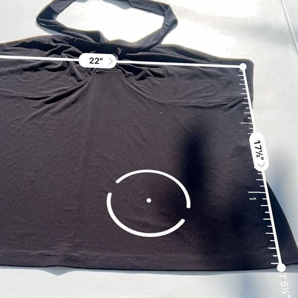 Lane Bryant Elegant Black Halter Top - Picture 2 of 2